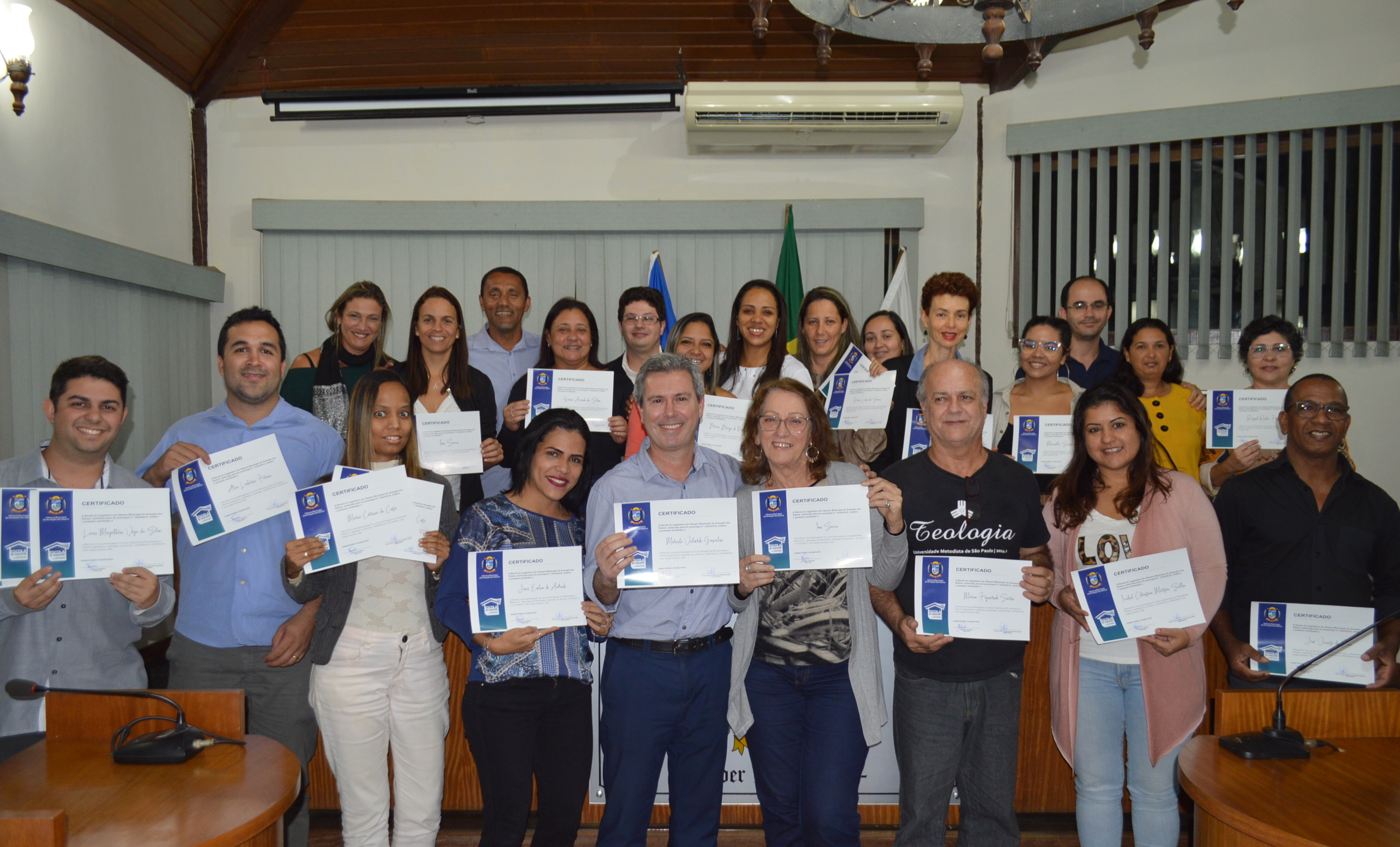 Alunos da Escola do Legislativo Participaram de Cerimônia de Entrega de Certificados