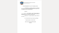 ATO DA PRESIDENTE No. 28, DE 17 DE ABRIL DE 2020.