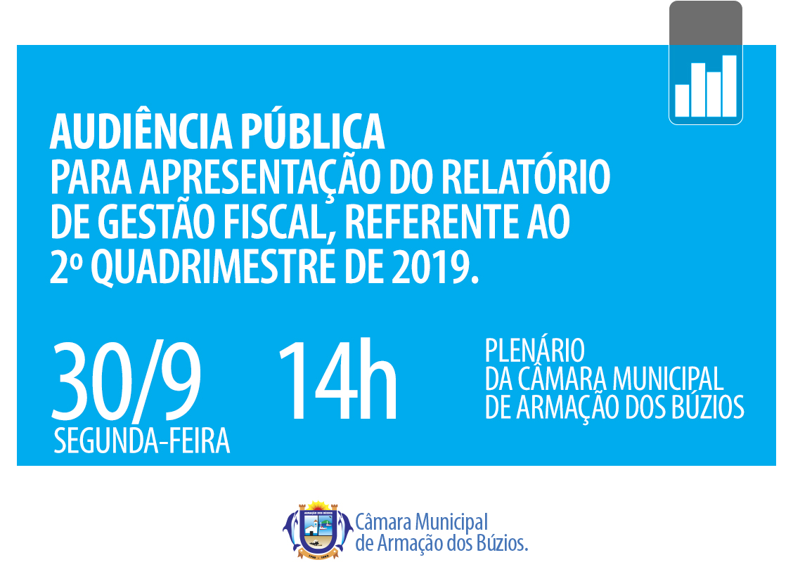 Audiência de Prestação de Contas do Município- Gestão Fiscal