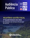 Audiência Pública de Apresentação do Relatório de Gestão Fiscal- 3ºquadrimestre de 2025