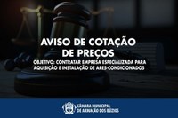 Aviso Cotação de Preços