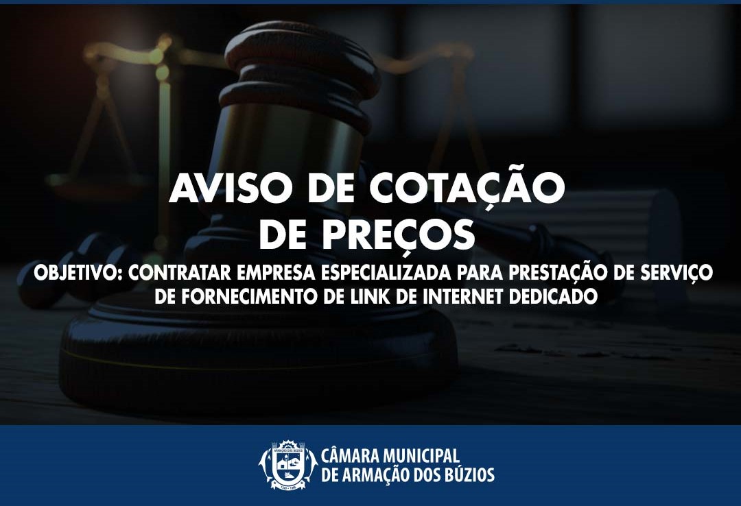 Aviso de Cotação de Preços