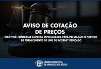 Aviso de Cotação de Preços