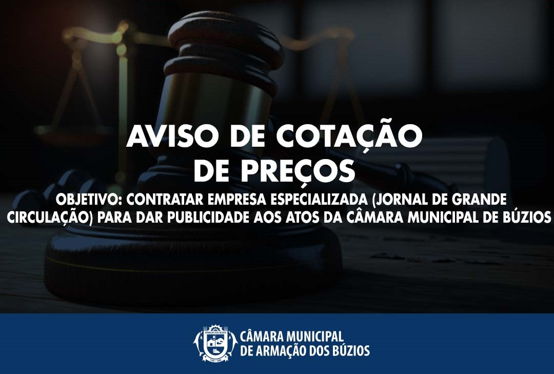 Aviso de Cotação de Preços