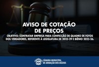 Aviso de Cotação de Preços