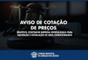 Aviso de Cotação de Preços