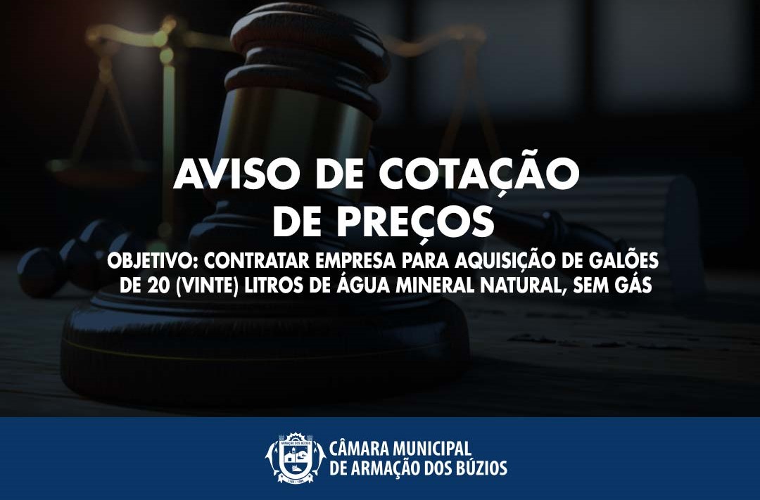 Aviso de Cotação de Preços
