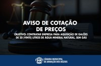 Aviso de Cotação de Preços