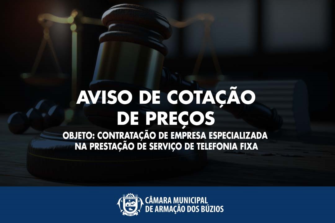 Aviso de Cotação de Preços