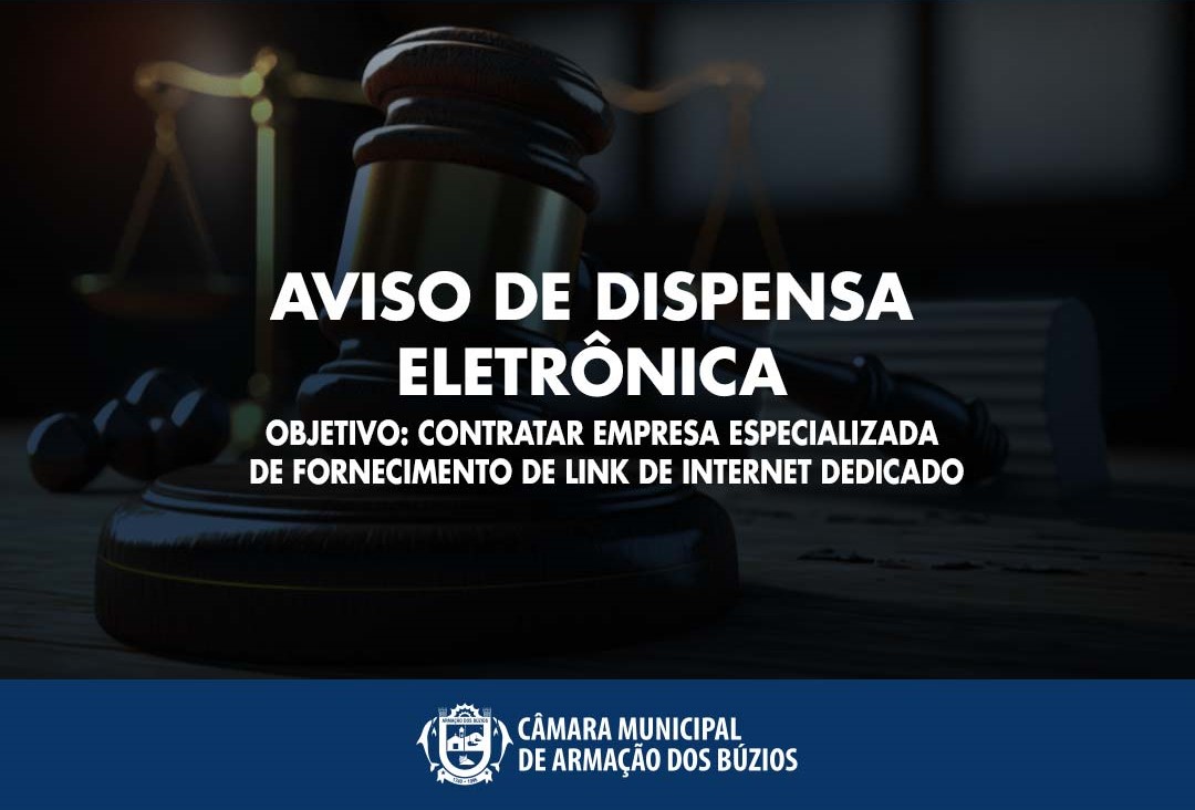 Aviso de Dispensa Eletrônica
