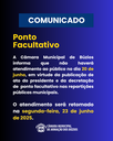 Aviso de Ponto Facultativo
