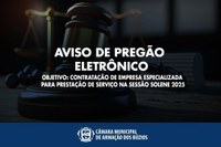 Aviso de Pregão Eletrônico