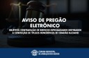 AVISO DE PREGÃO ELETRÔNICO