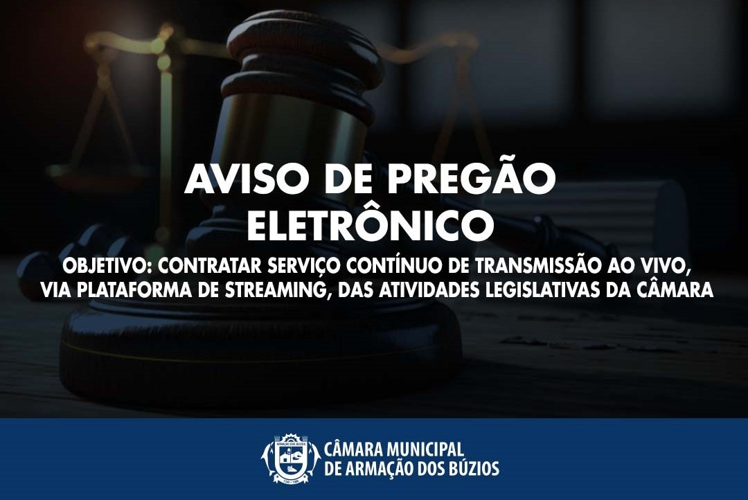 AVISO DE PREGÃO ELETRÔNICO 03/2025
