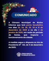 Aviso Ponto Facultativo