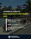 Câmara Municipal de Búzios convoca audiência pública para avaliar o Plano Verão 2025