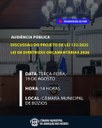 Câmara Municipal de Búzios realiza audiência pública sobre a LDO 2026 na próxima terça-feira (19)