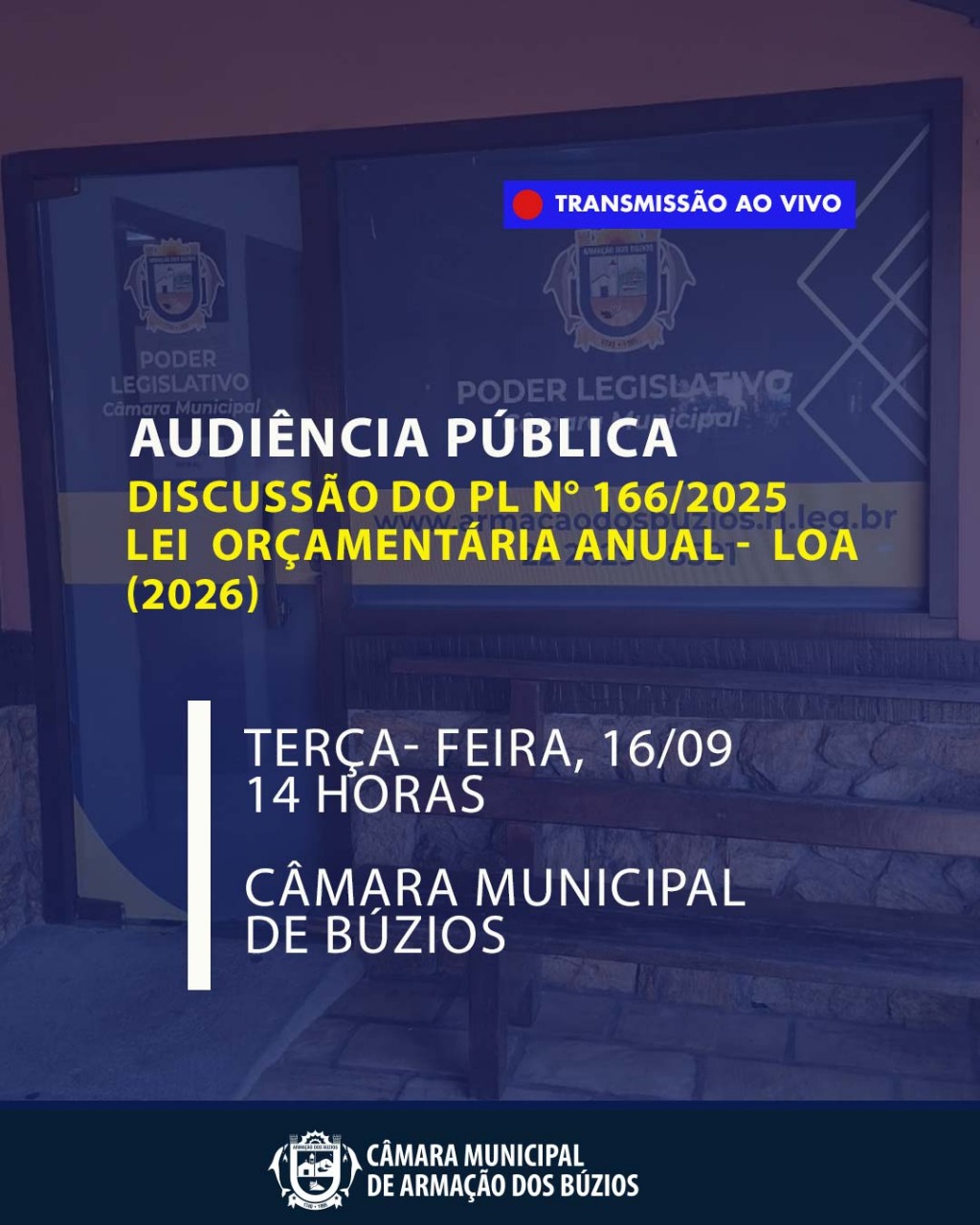 Câmara realiza audiência pública para discutir orçamento de 2026