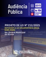 Comissão de Finanças e Orçamento realiza nova audiência da LOA 2026