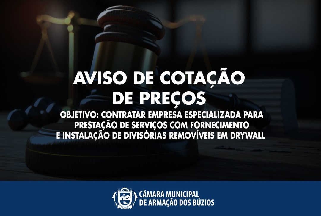 Cotação de Preços - adaptação da nova sede