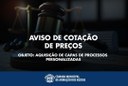 Aviso de Cotação de Preços