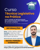 Escola do Legislativo retoma atividades em outubro com curso voltado aos servidores internos  