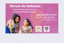 Fórum de Debates Vai Discutir Empreendedorismo Feminino
