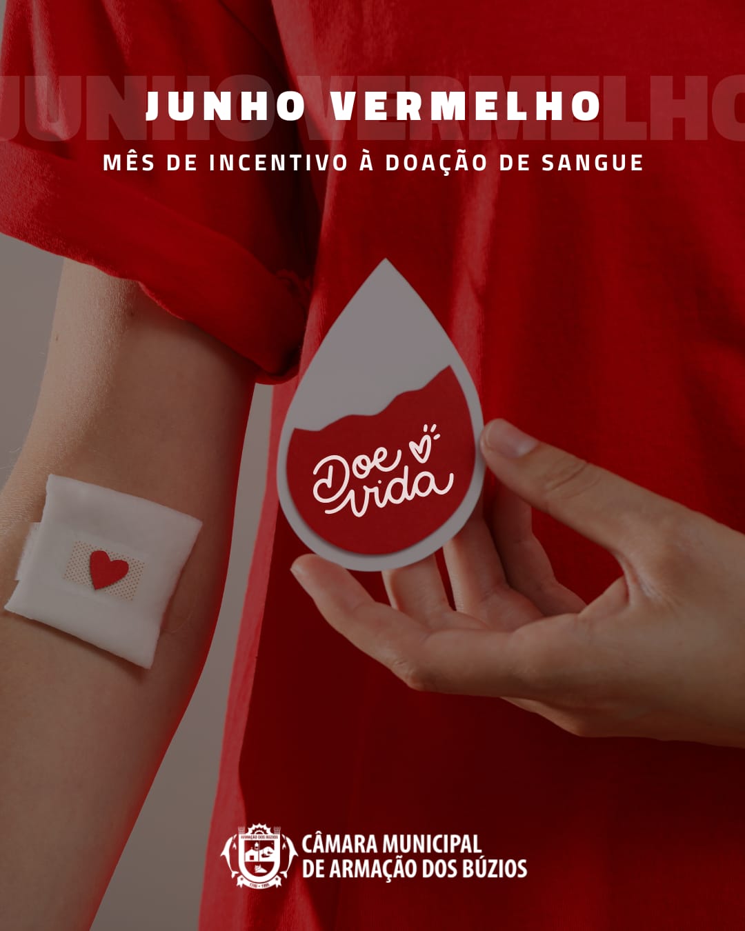 Junho Vermelho: Doe sangue, salve vidas!