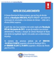 Nota de Esclarecimento