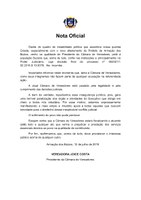 NOTA OFICIAL