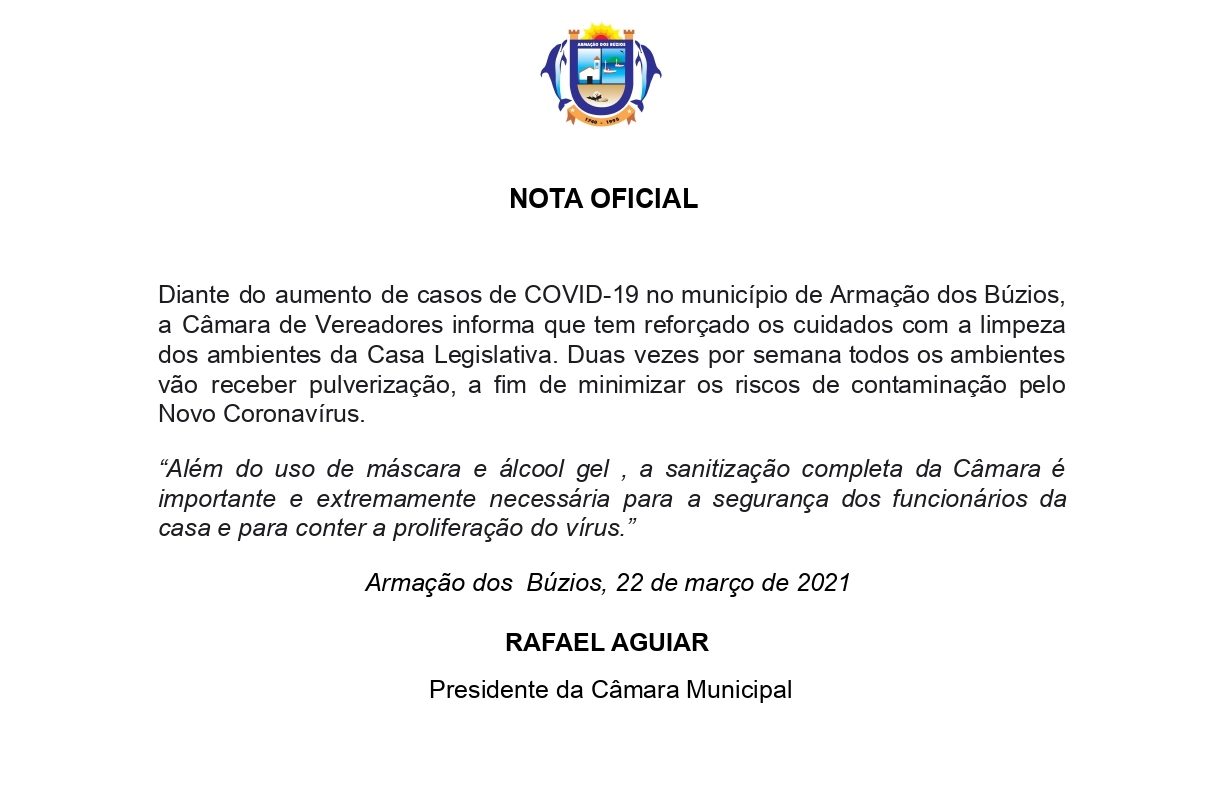 NOTA OFICIAL