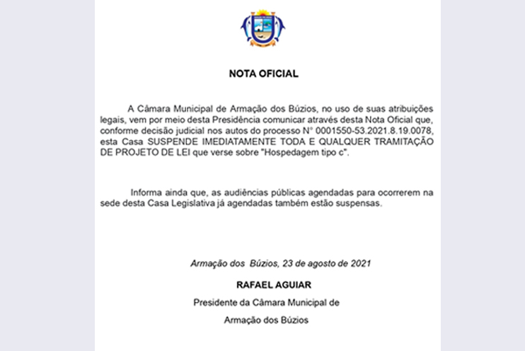 Nota Oficial