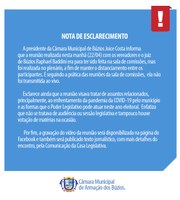 Presidente Esclarece Sobre Reunião dos Vereadores com Juiz de Búzios