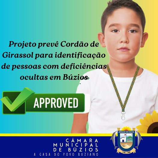 Projeto prevê Cordão de Girassol para identificação de pessoas com deficiências ocultas em Búzios