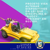 Projeto visa alterar dispositivos da Lei que disciplina o “Buggy-Turismo” em Búzios 